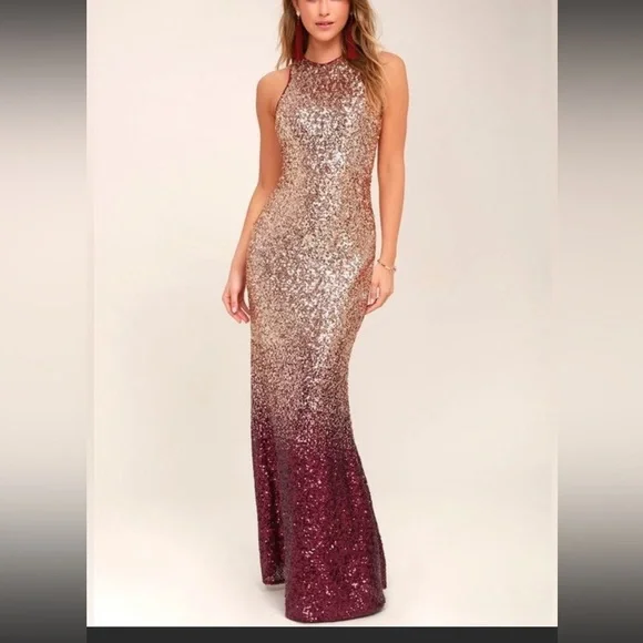 Lulus ombré sequin gown - Picture 2 of 13